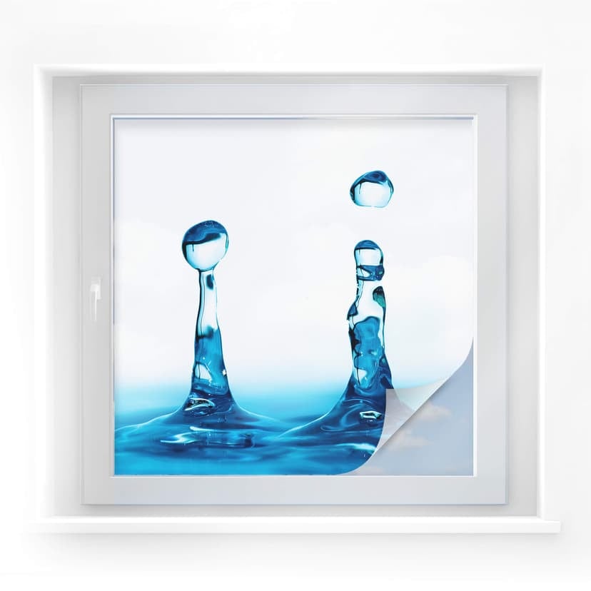 Insynsskyddande film H2O - fyrkantig