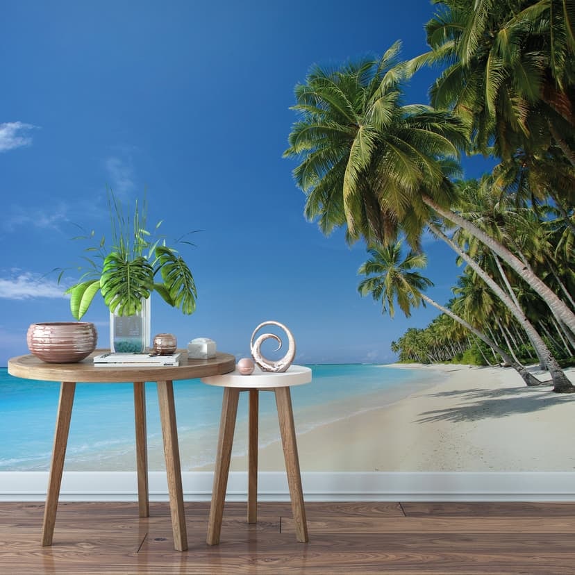 Fototapet med strandparadis