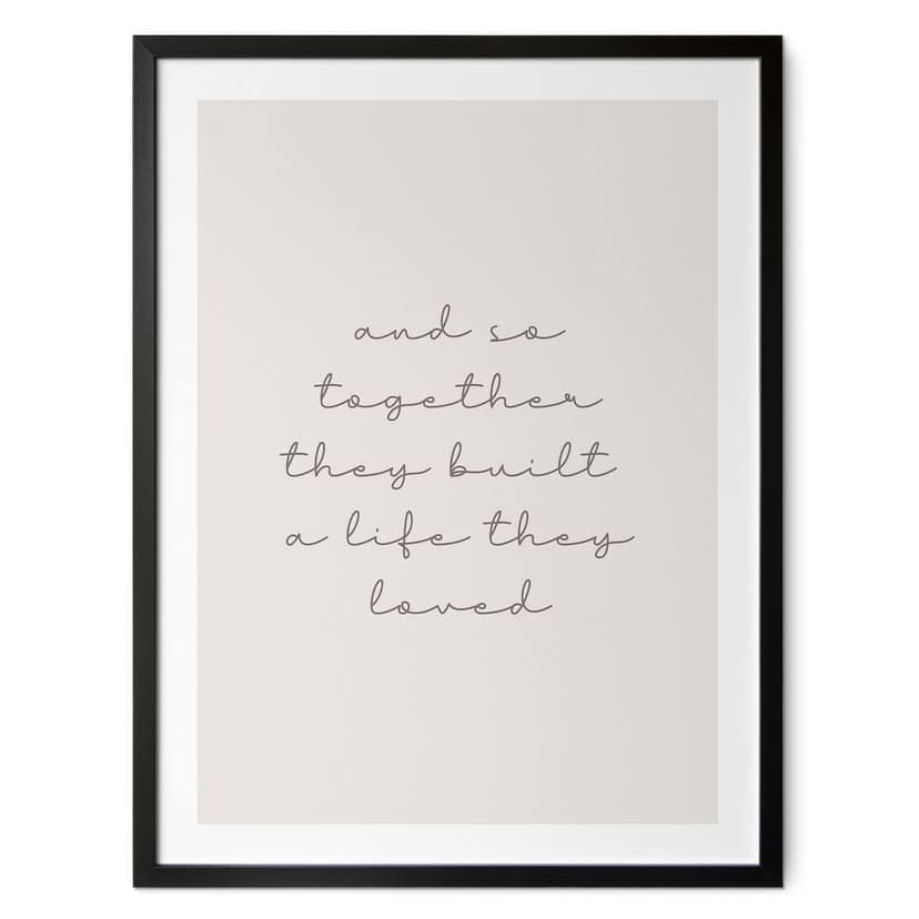 Typografi Poster Tillsammans