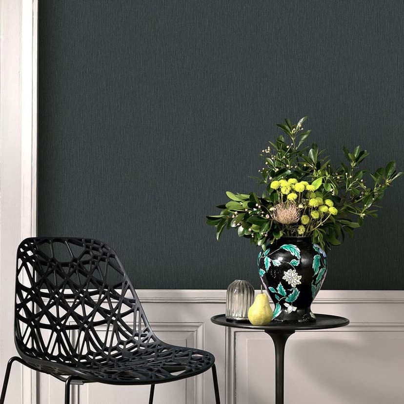 Glittrande enhet tapet, non-woven tapet Fashion for Walls 4 av Guido Maria Kretschmer svart