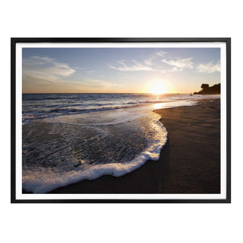 Poster solnedgång vid havet