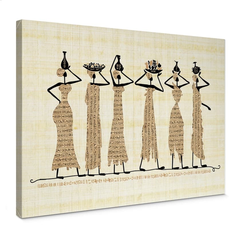 Egyptiska kvinnor Canvastavla