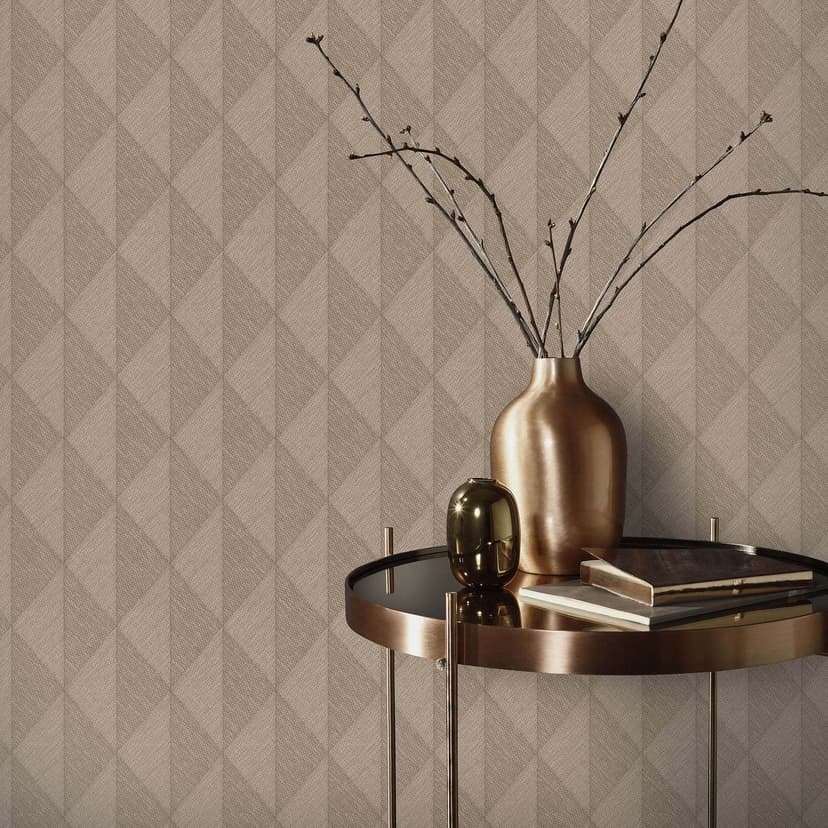 Guido Maria Kretschmer grafisk tapet Woven Whisper Fashion for Walls 5 brun