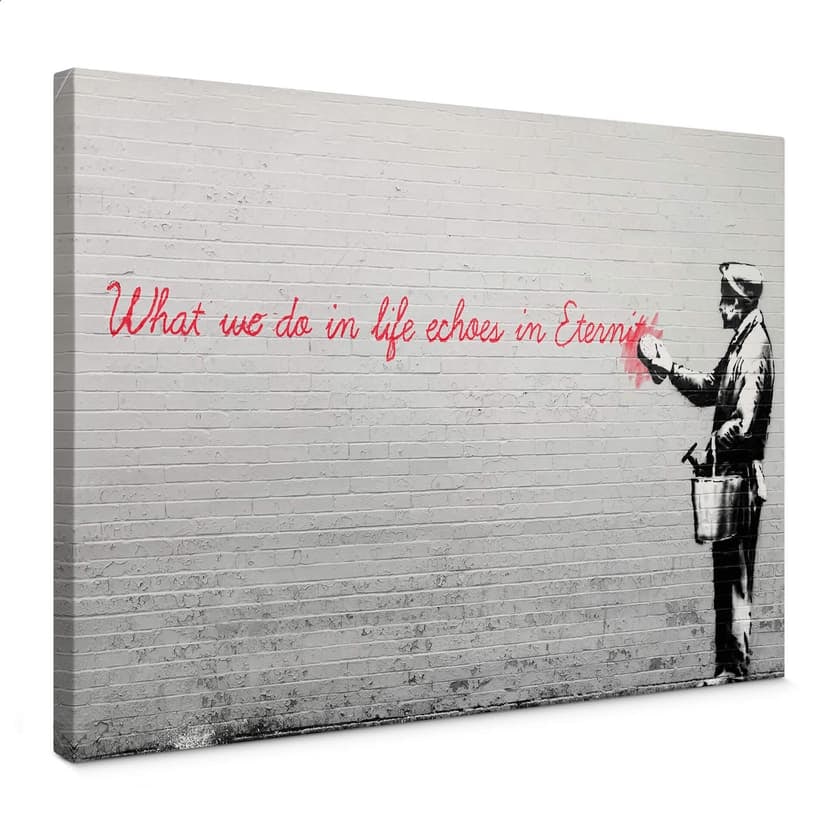 Canvastavla Banksy - Ekon i evigheten