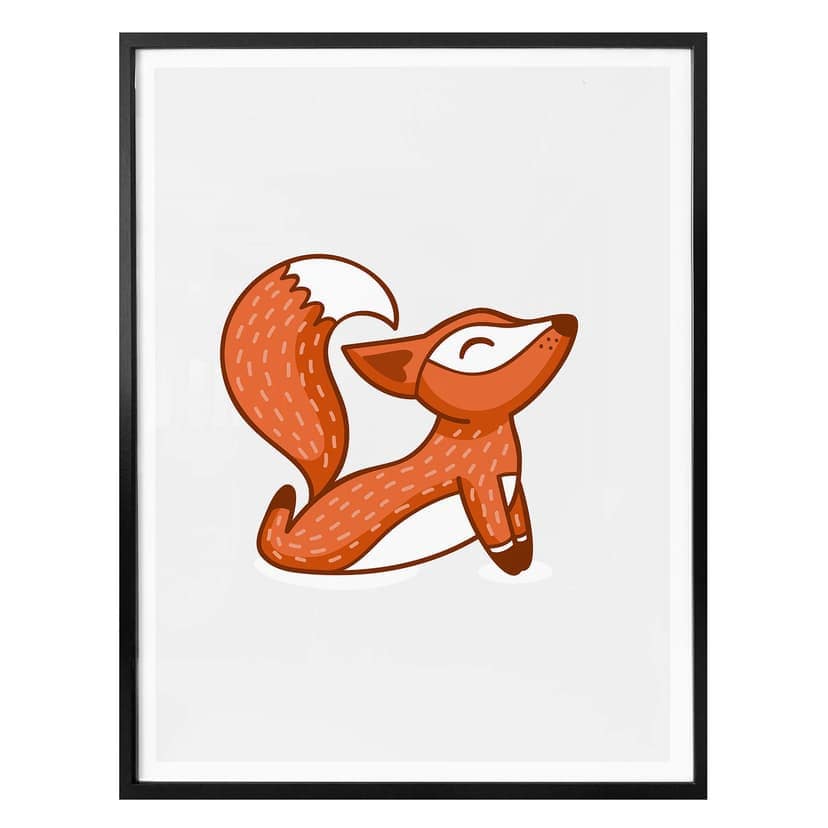 Poster - Yoga Fox 08