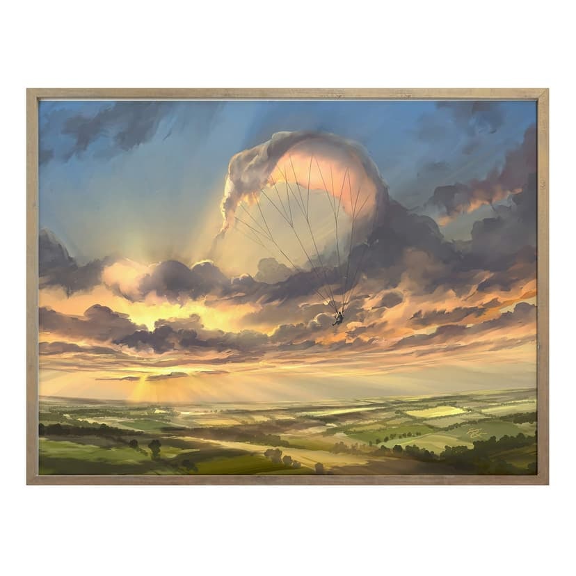 Poster aerroscape - Molnflygning
