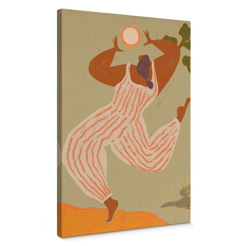 Konsttryck på canvas - Arty Guava - Dans i naturen