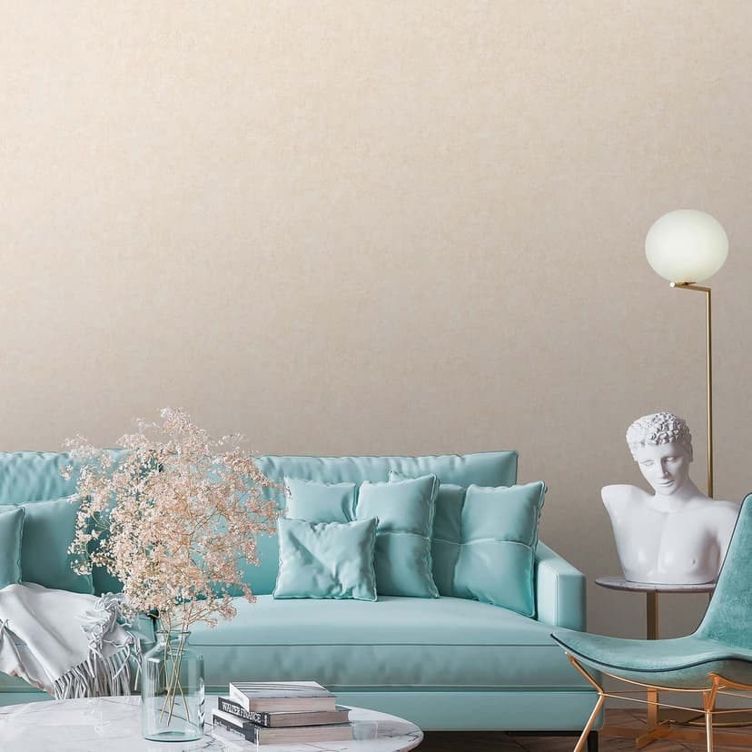Gipsutseende beige non-woven tapet modern texturerad tapet vardagsrum monokrom