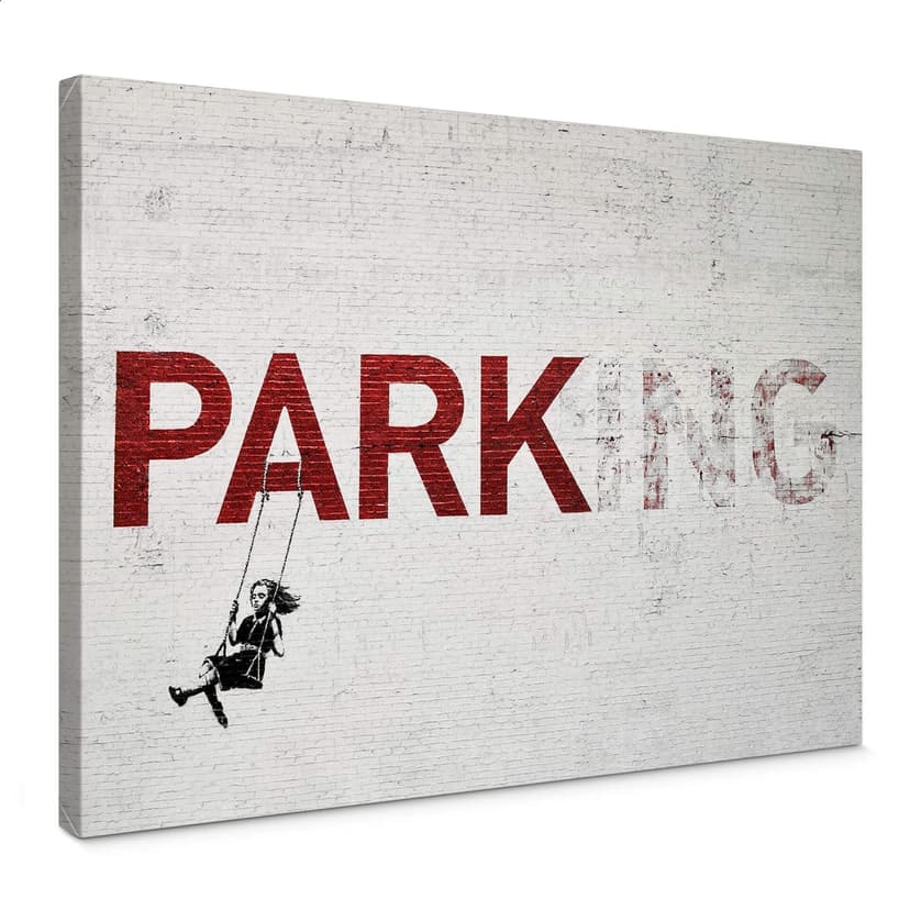 Canvastavla Banksy - Parkering