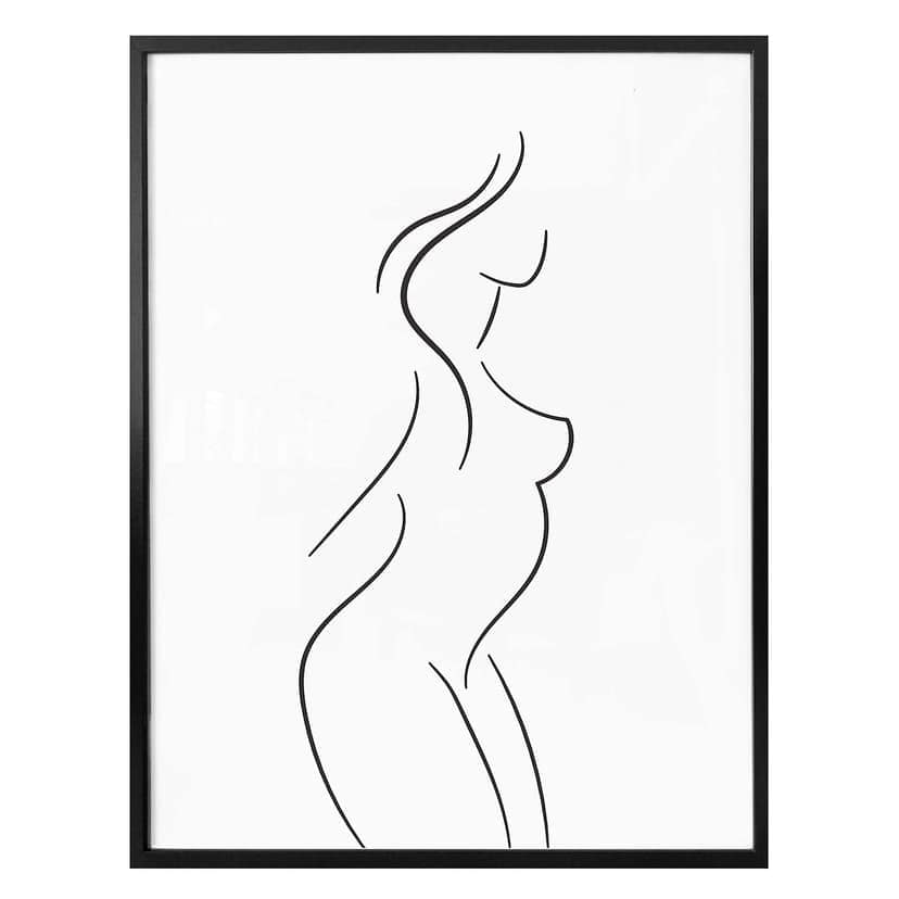 Poster Lineart - I profil