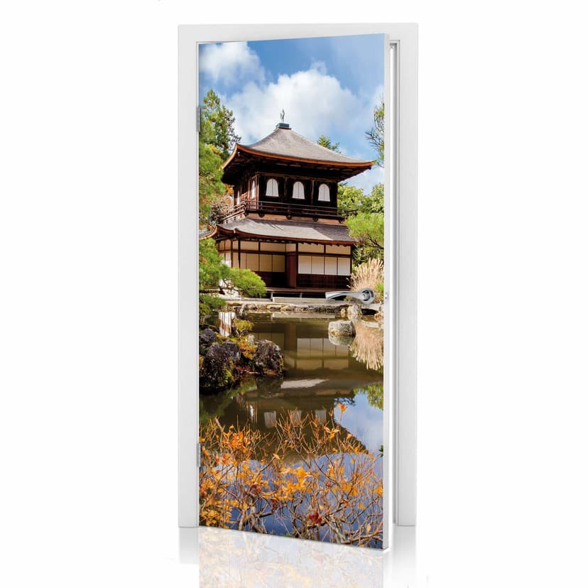 Dörrdesign Japanskt tempel 2 91x200 cm