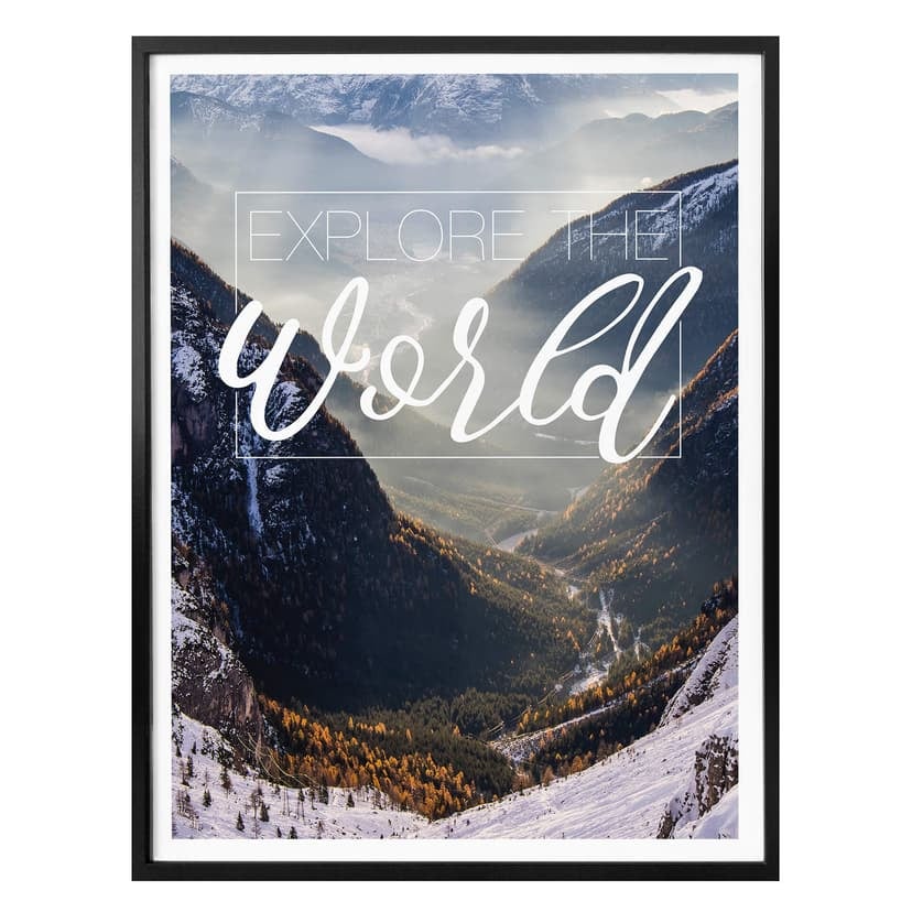 Poster - Utforska världen