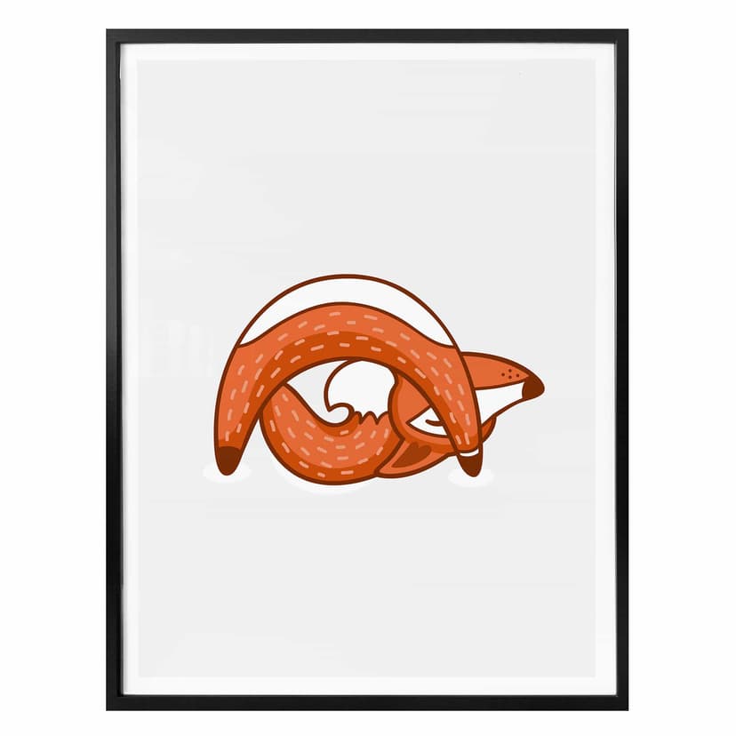 Poster - Yoga Fox 06