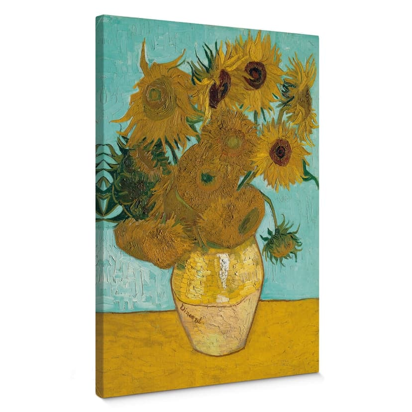 Canvastavla van Gogh - Solrosor