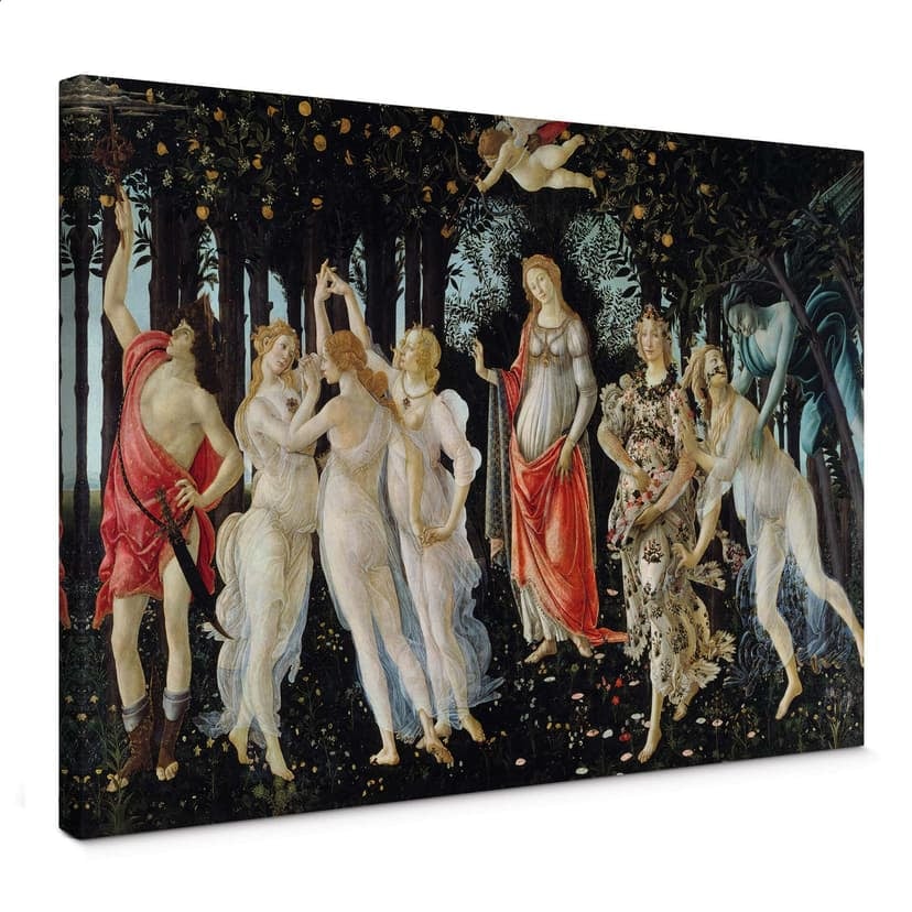Canvastavla Botticelli - Vår