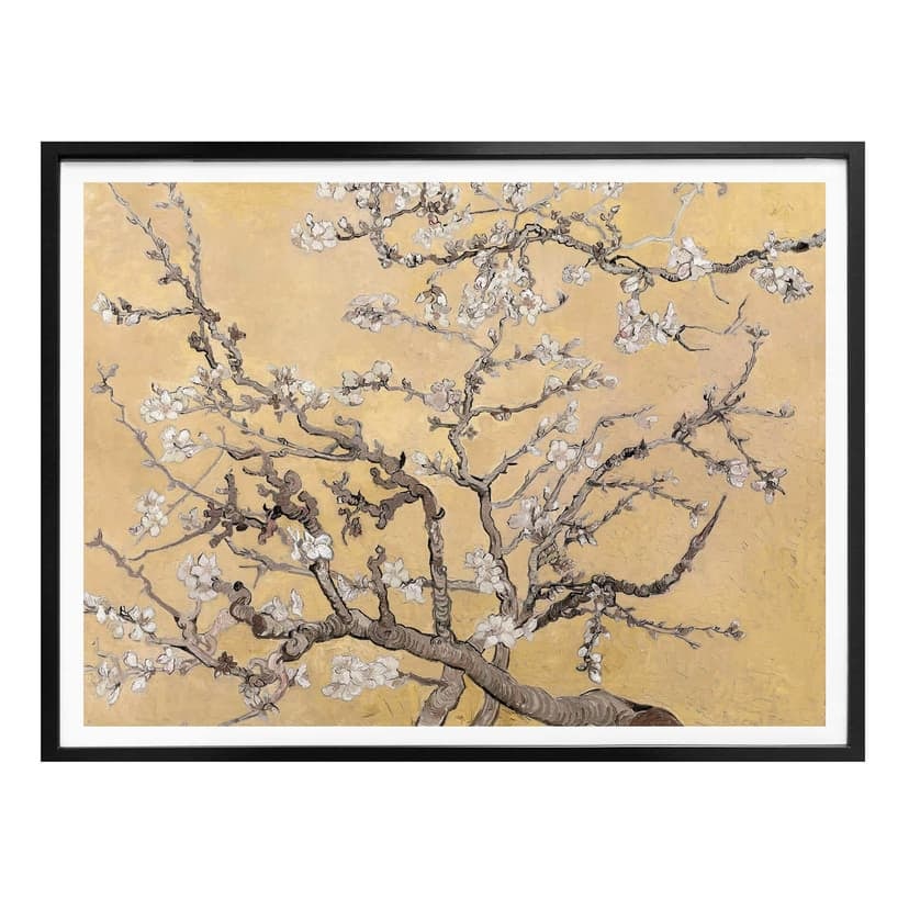 Poster van Gogh - Mandelblommig kräm