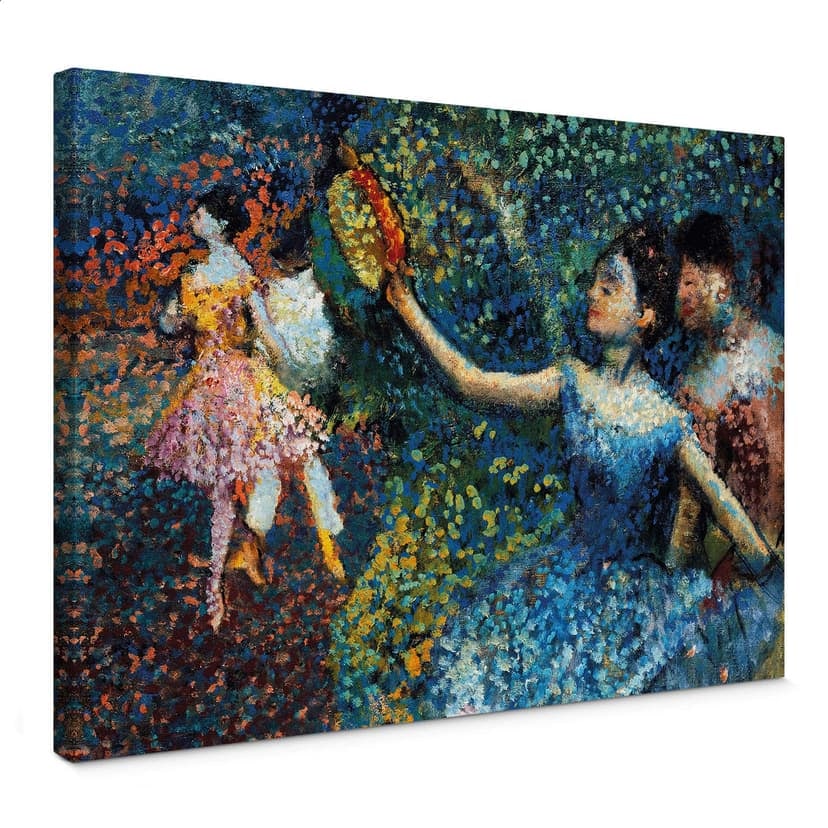 Canvastavla Degas - Dansare med tamburin