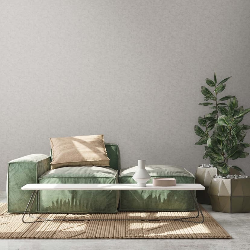 Designtapet grå modern - grafisk non-woven tapet för vardagsrum, sovrum, hall