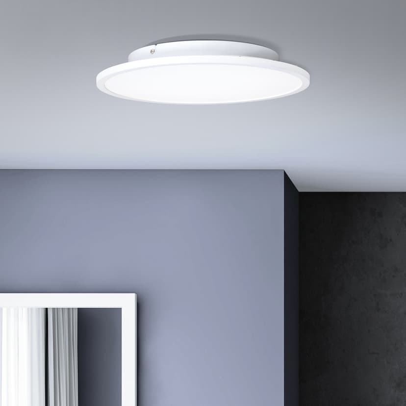 Deckenleuchte Constantin 5 Weiss, 24W, 4,5 x 35 cm, Kunststoff Led panel