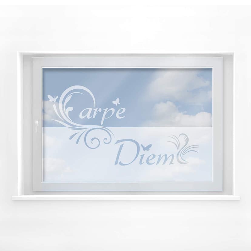 Carpe Diem fönsterdekor