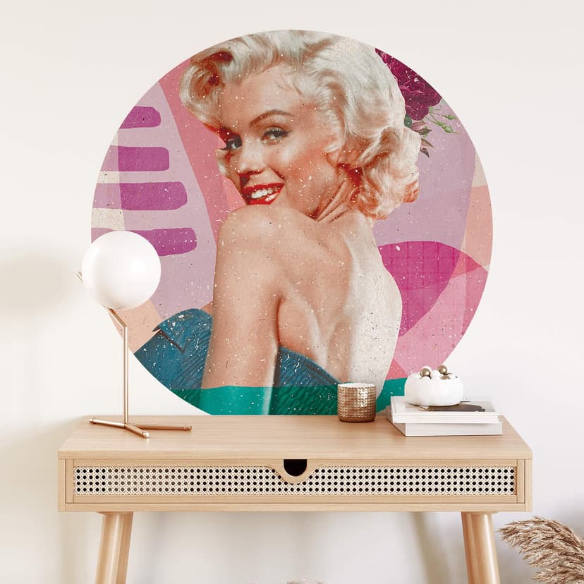 Demir Wallsticker - Marilyn är tillbaka - Rund