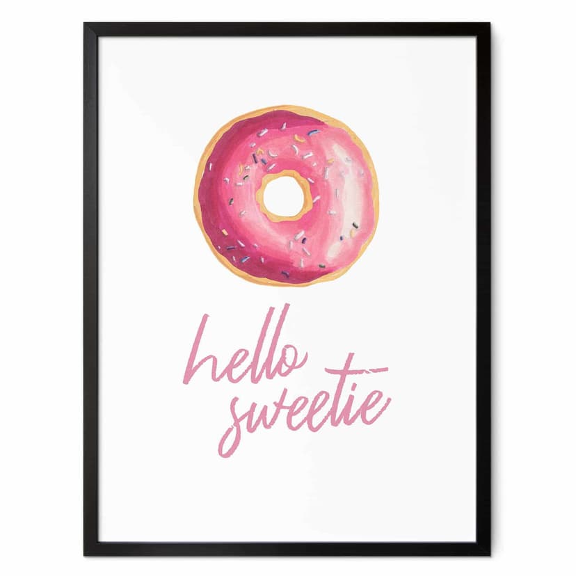 Poster Donuts - Hello Sweetie
