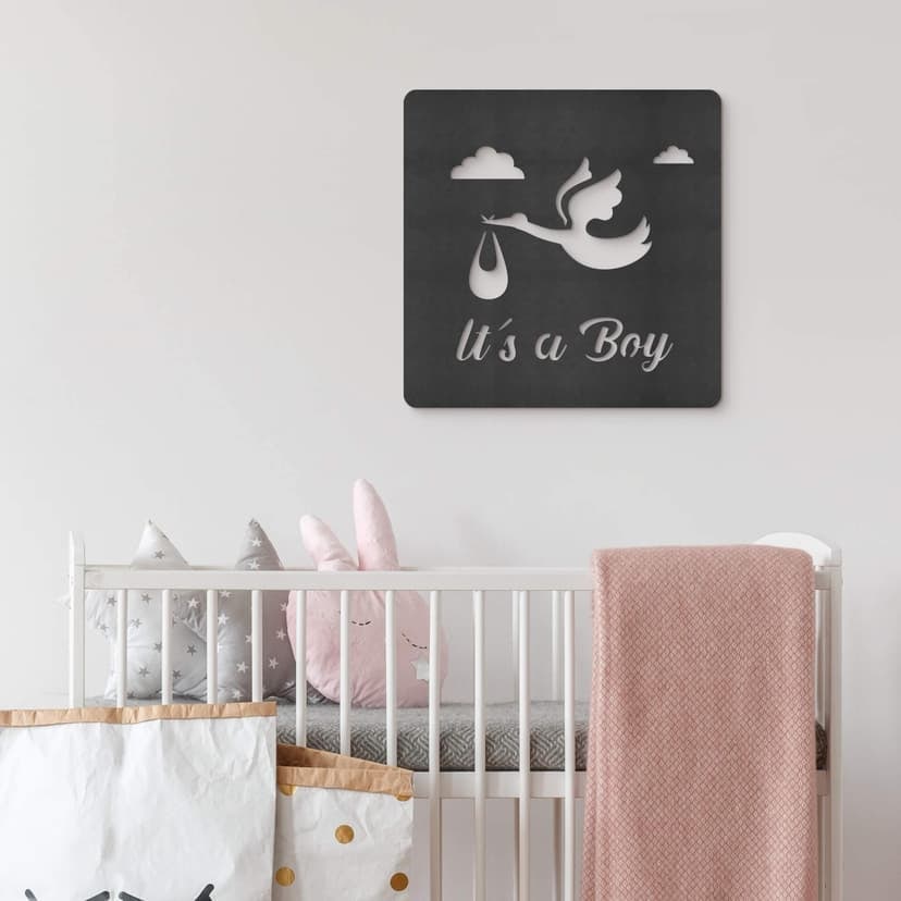MDF deco baby - Det är en pojke