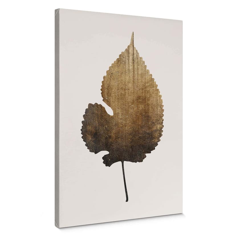 Canvastavla Kubistika - Gyllene blad
