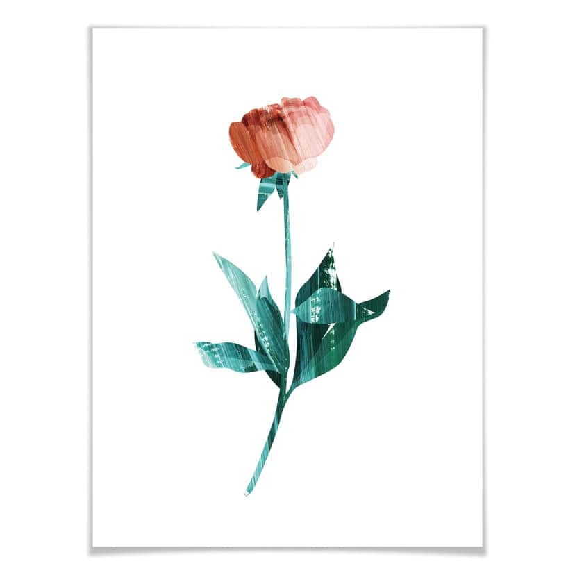 Poster Goed Blauw - The Rose