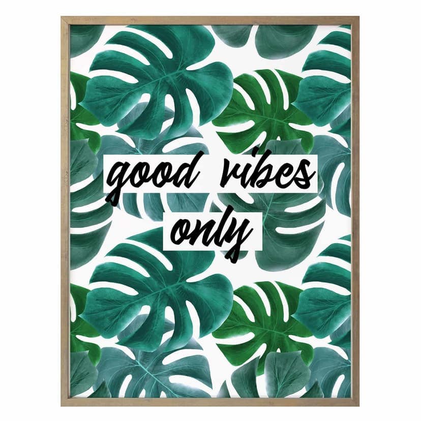 Poster Endast goda vibbar
