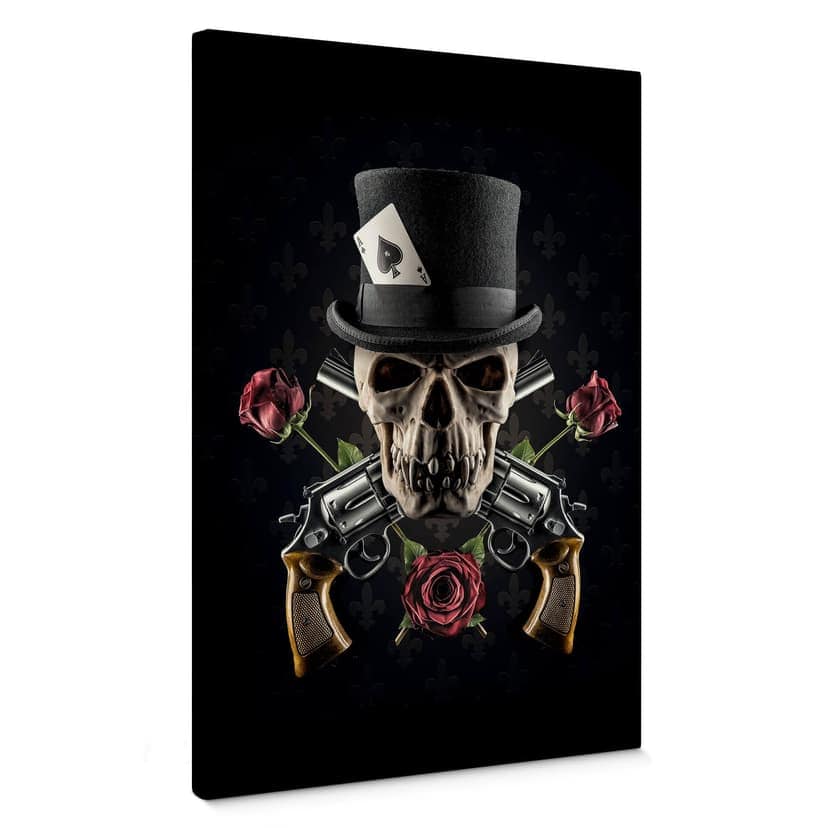 Canvastavla Damstén - Guns and Roses