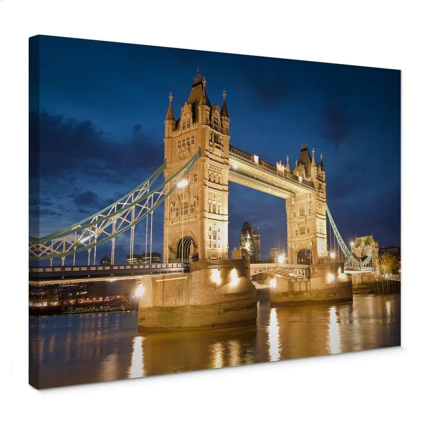 Canvastavla Tower Bridge i London