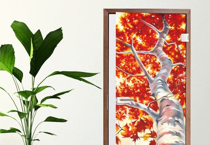 Müller dörrdesign - Lönnträd - Panorama 91x200 cm