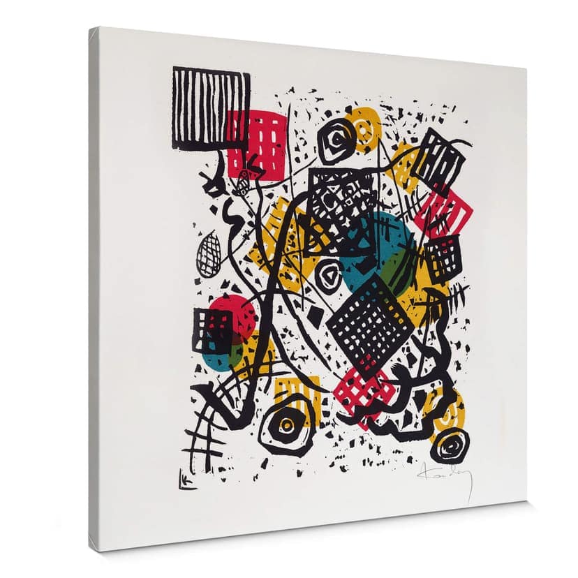 Canvastavla Kandinsky - Små världar V