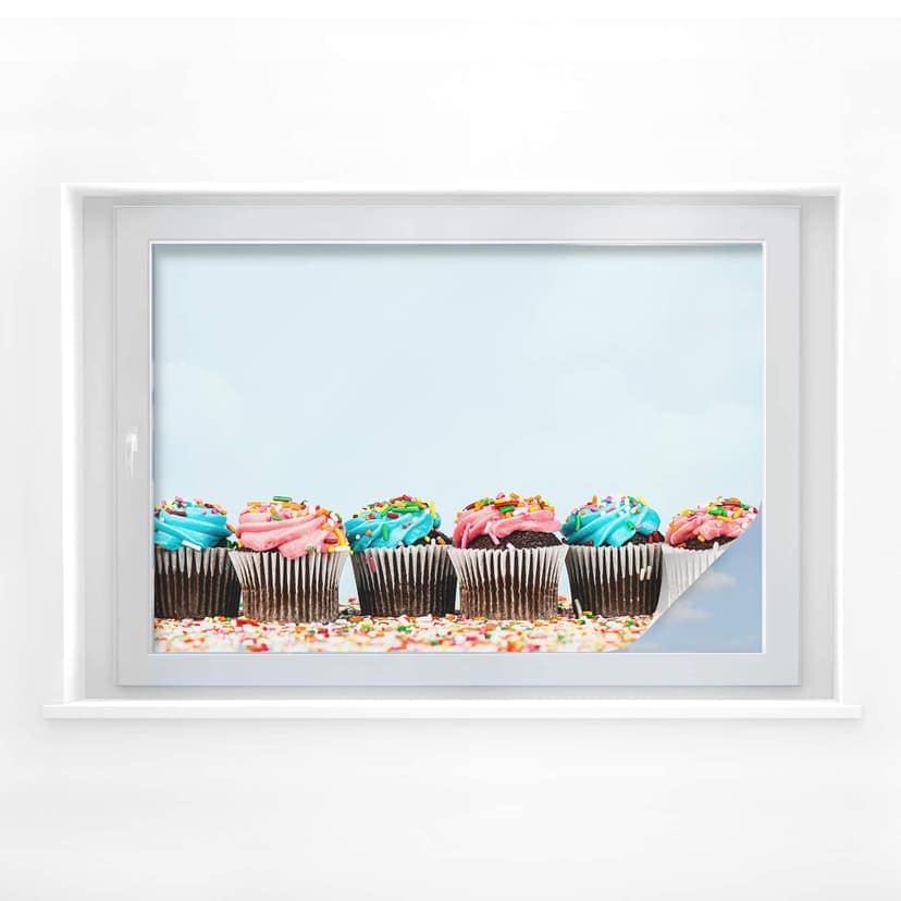 Privacy film Party Cupcakes