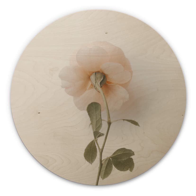 Annie Trätavla - Rosen - Rund