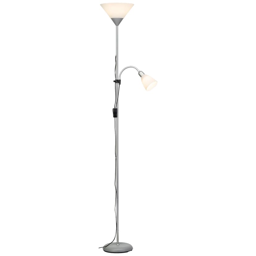 Deckenleuchte Oskar Weiss, 10W, 180 x 25 cm, Metall Deckenfluter