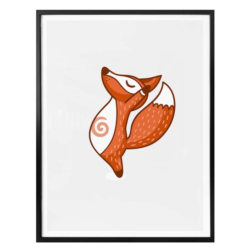 Poster - Yoga fox 05