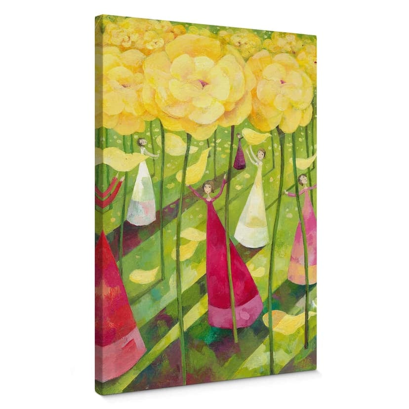 Canvastavla Blanz - Blomsteräng