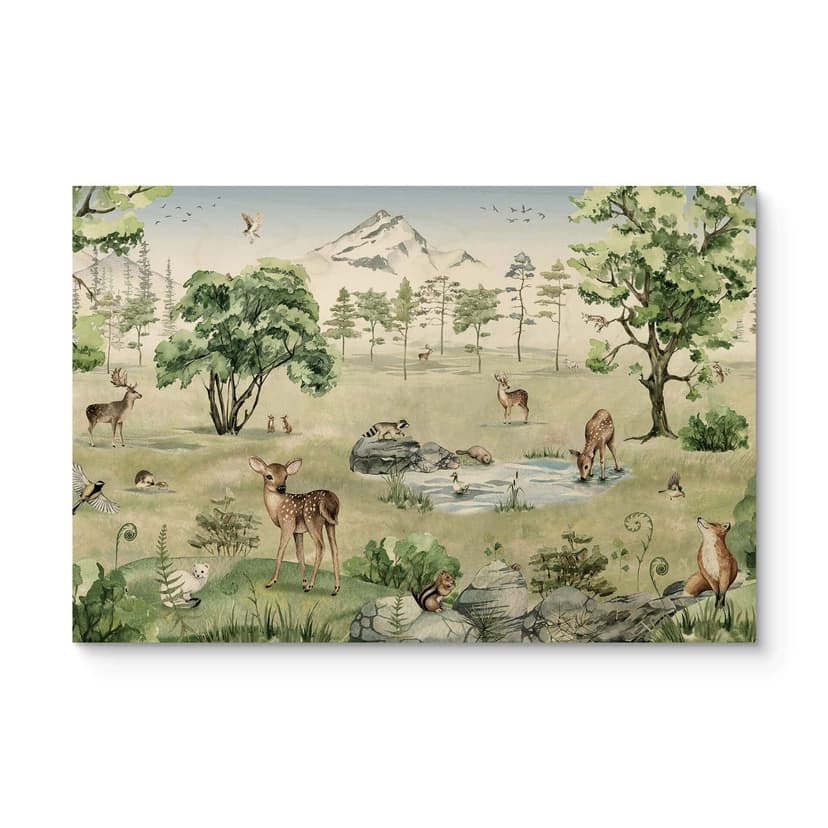 Kikki Belle Träposter - Skog av rådjur