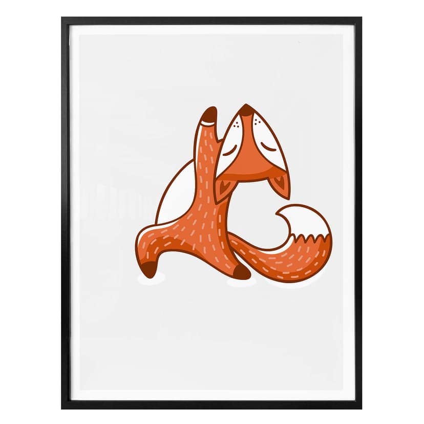 Poster - Yoga Fox 07