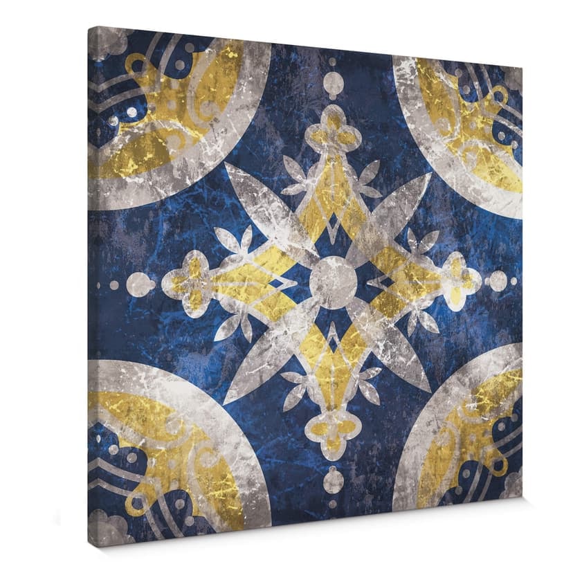 Canvastavla Orientalisk mosaik - Fyrkant