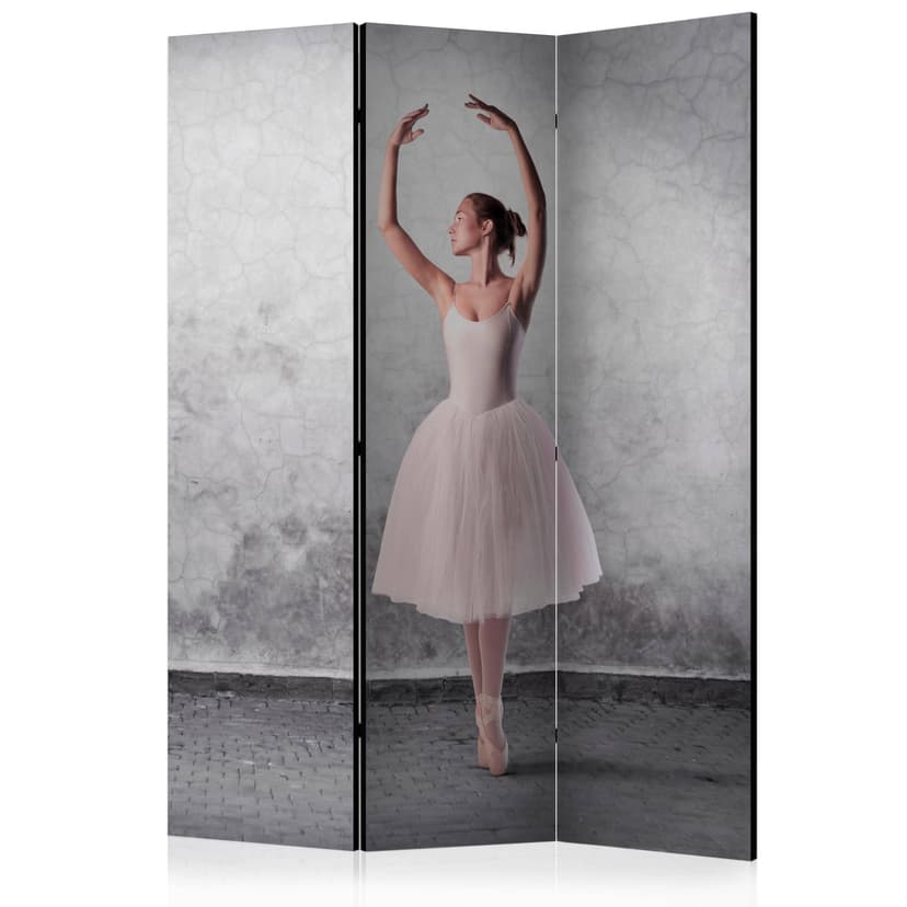 Paravent Raumteiler - Ballerina im Degas-Stil, 3-teilig
