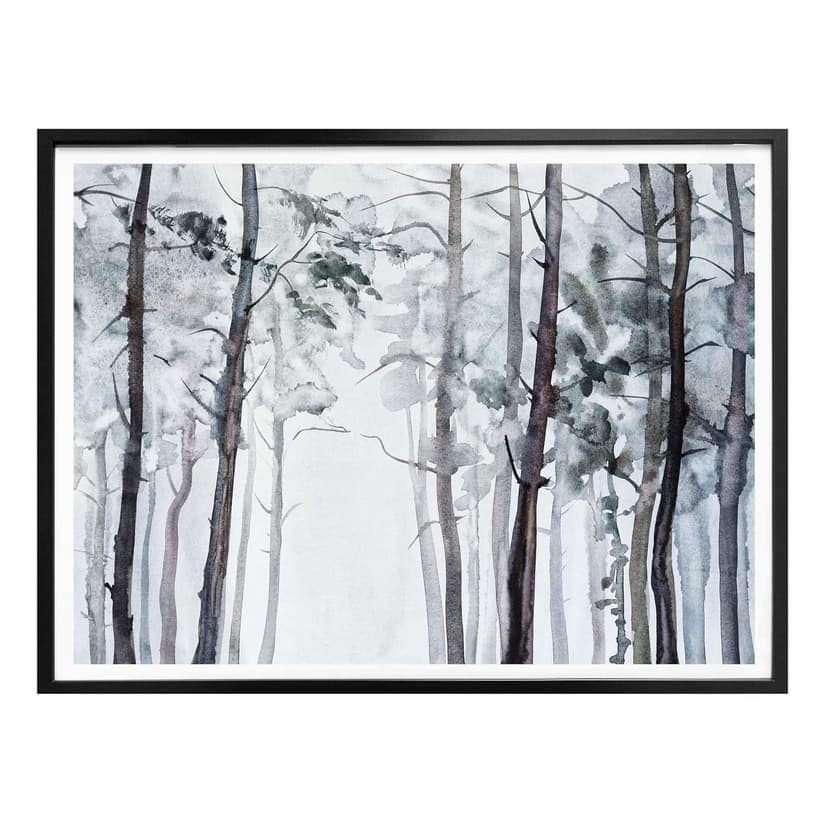 Poster akvarell skog