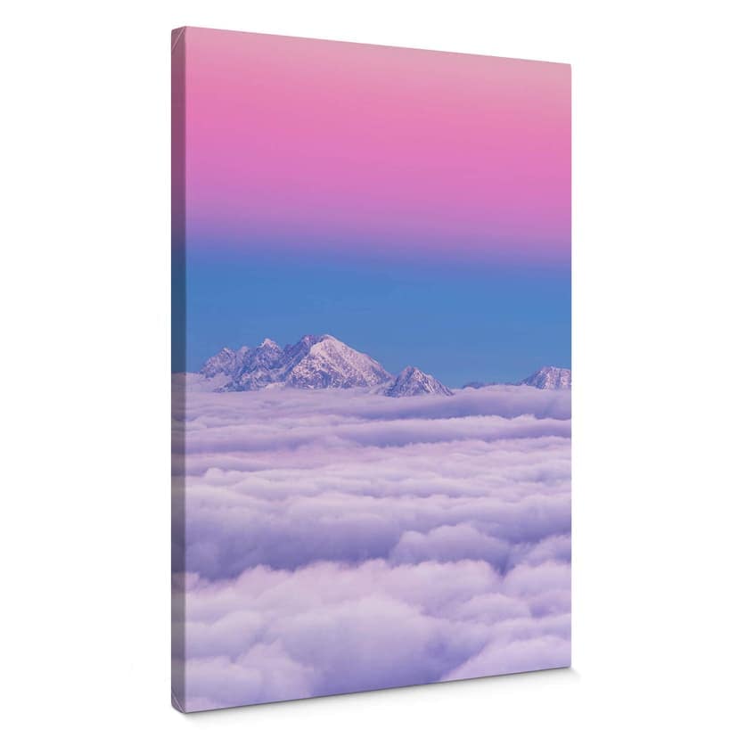 Canvastavla Krivec - Rosa på himlen