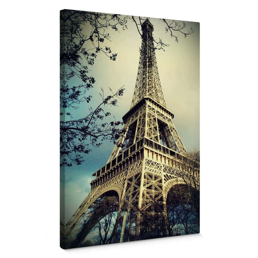 Canvastavla Paris Eiffeltornet