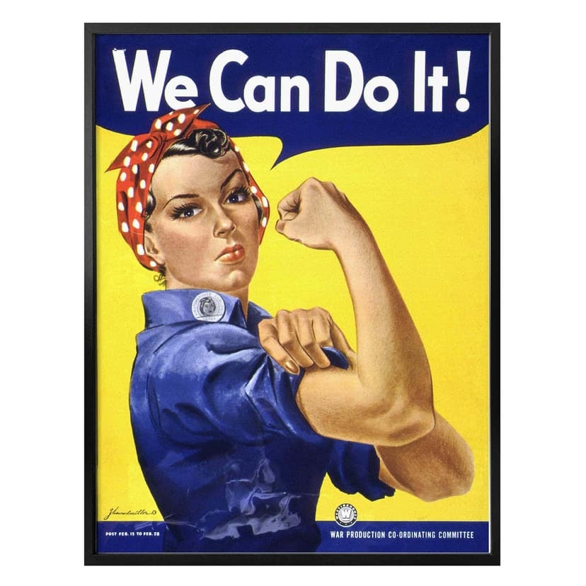 Poster Vintage Vi kan göra det