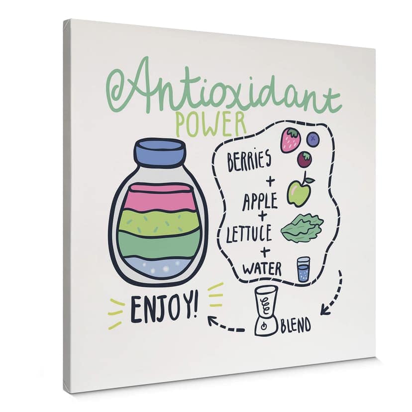 Smoothie Canvastavla - fyrkantig