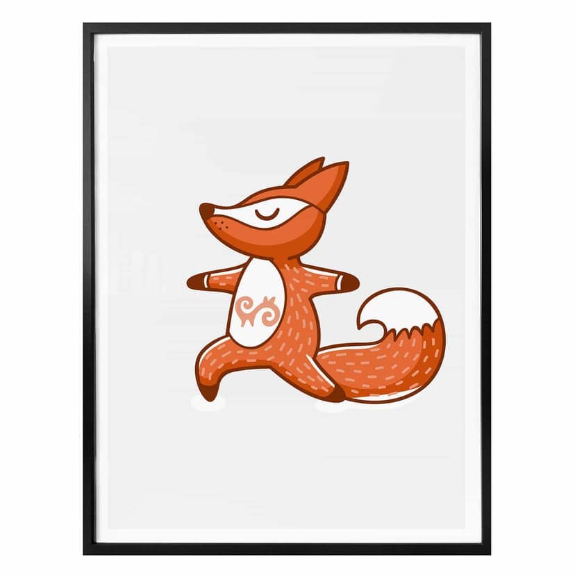 Poster - Yoga Fox 03