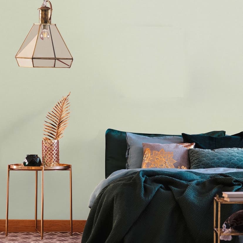 Ljusgrön monokrom tapet modern non-woven tapet vanlig non-woven texturerad tapet grön